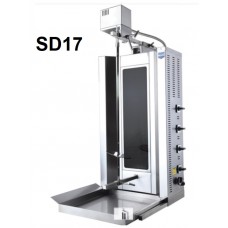 DONER KEBAB MACHINE SD17 4 BURNER UPPER MOTOR SHAWARMA COOKER ELECTRIC (Non-Domestic)